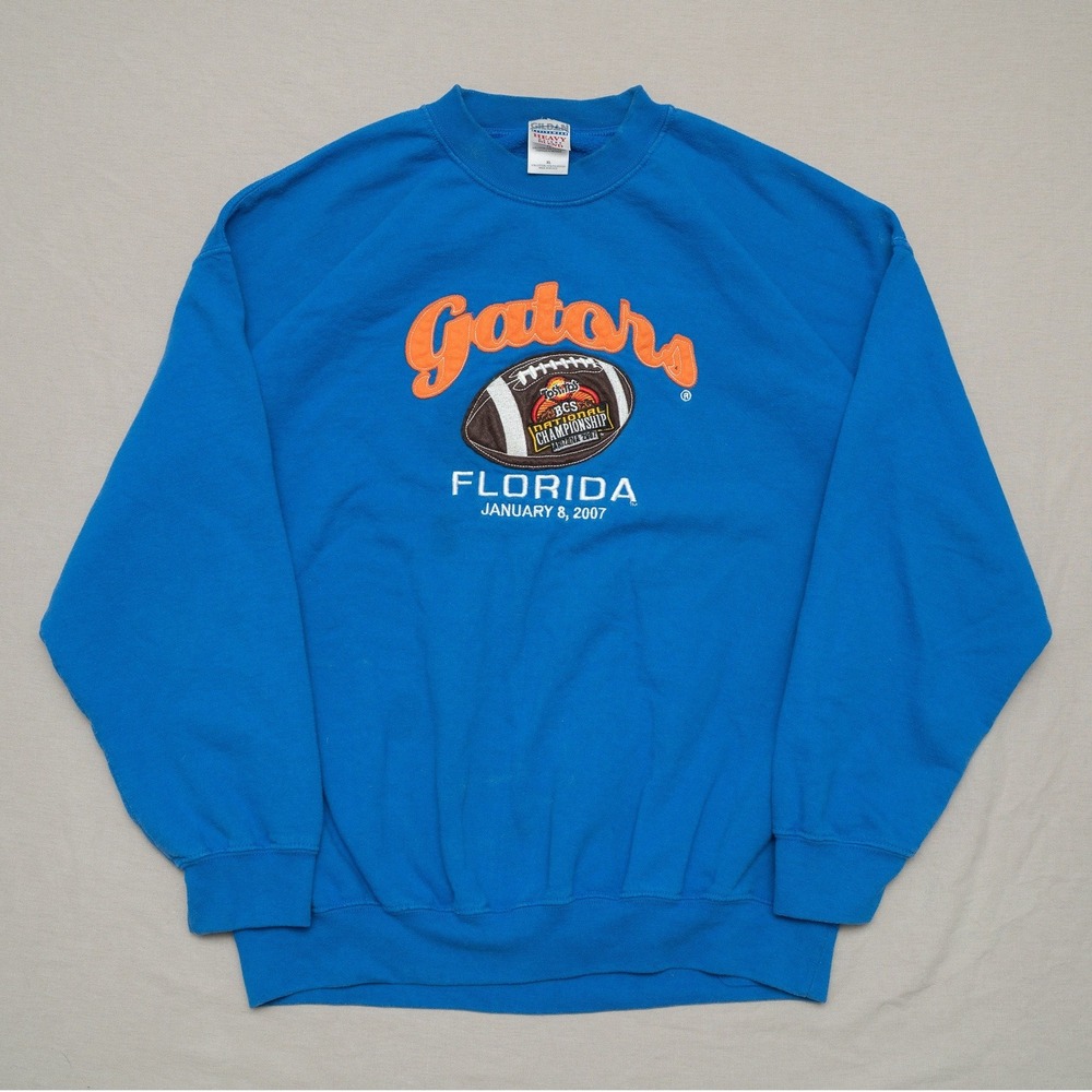 2007 Florida Gators Tostitos BCS National Championship Sweatshirt Adult XL
